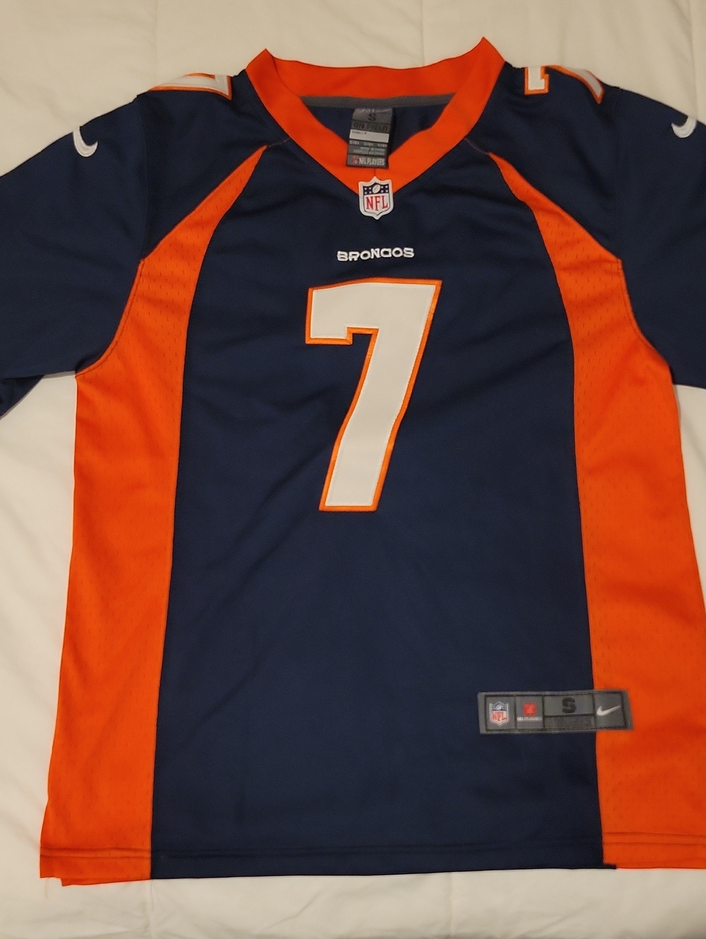 Nike Denver Broncos #7 Men’s Jersey - Navy & Orange